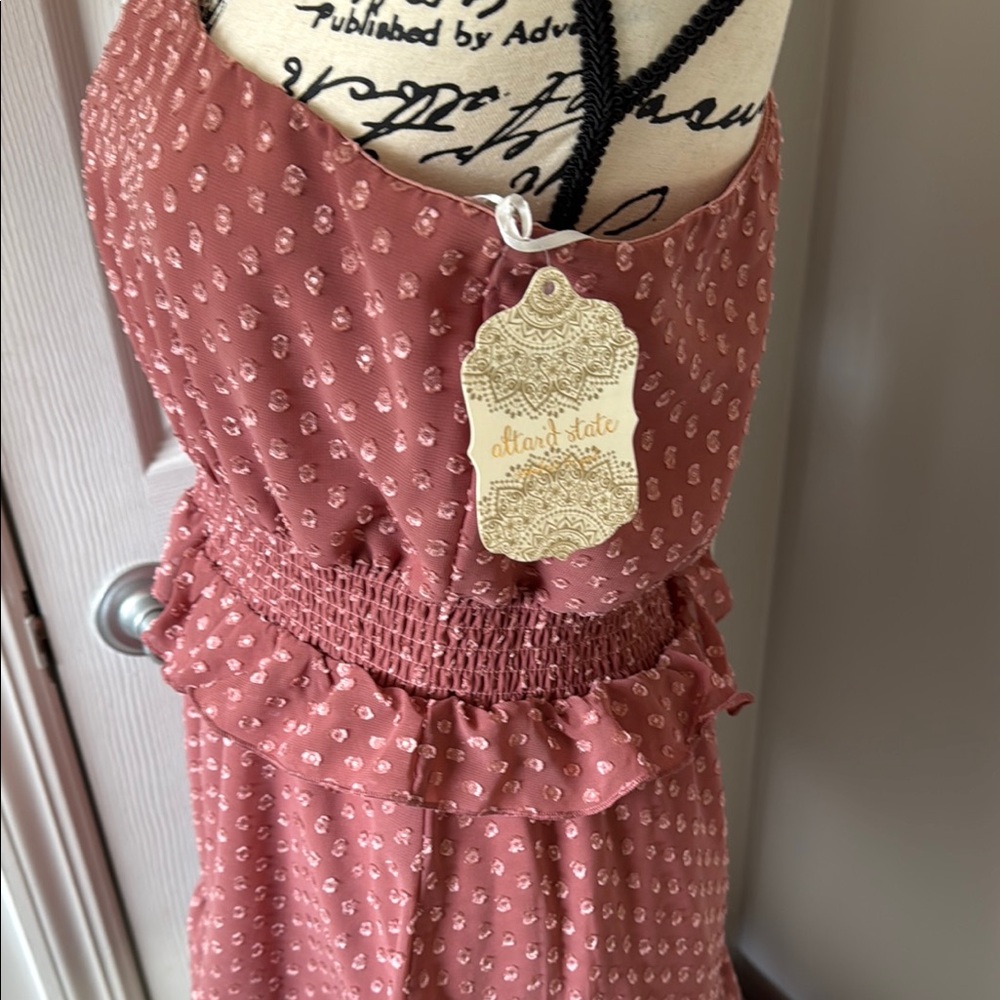 Altar’s State One-Shoulder Polka Dot Dress - Picture 3 of 9